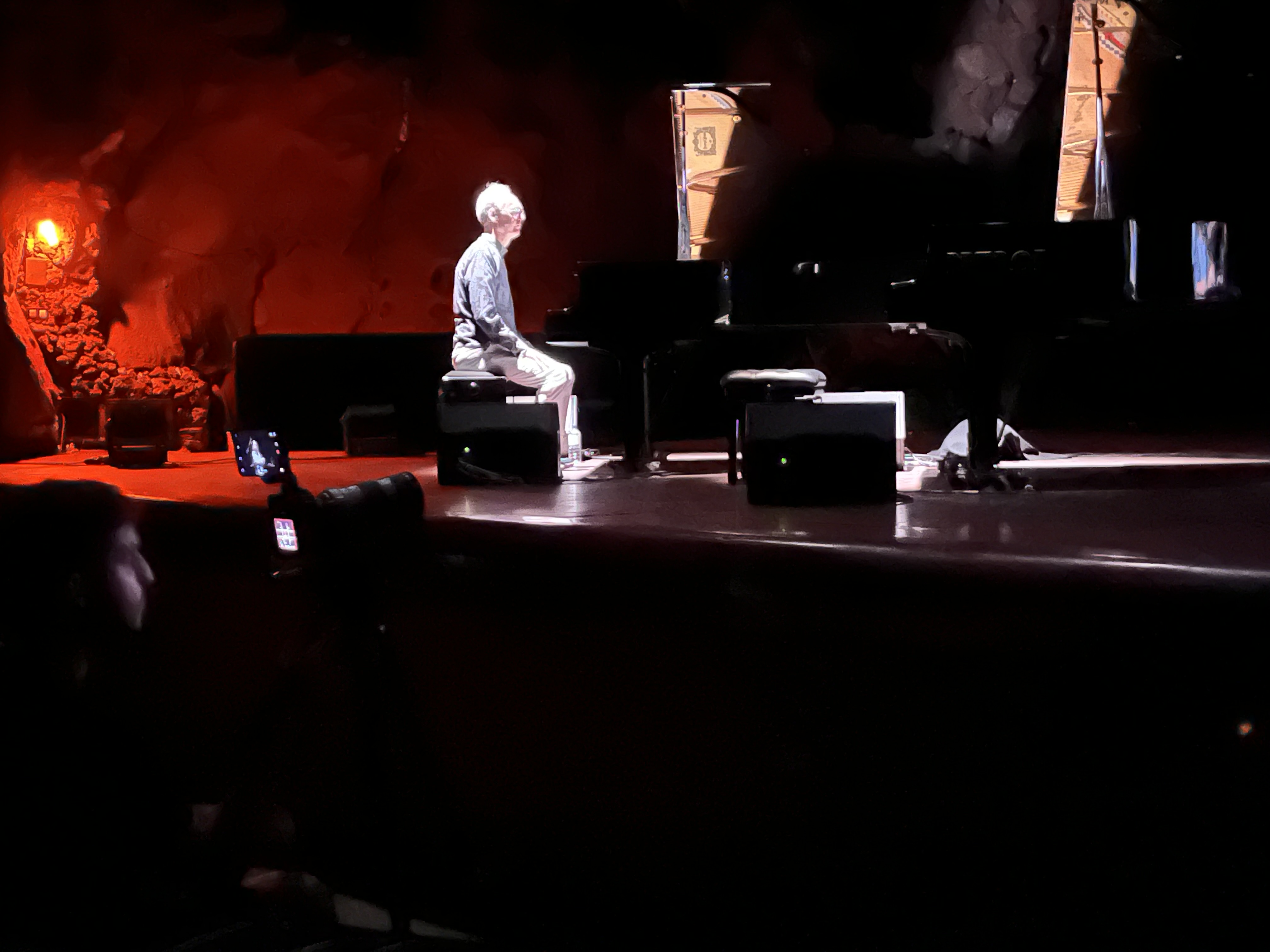 In concert at Lanzarotte, Canary islands