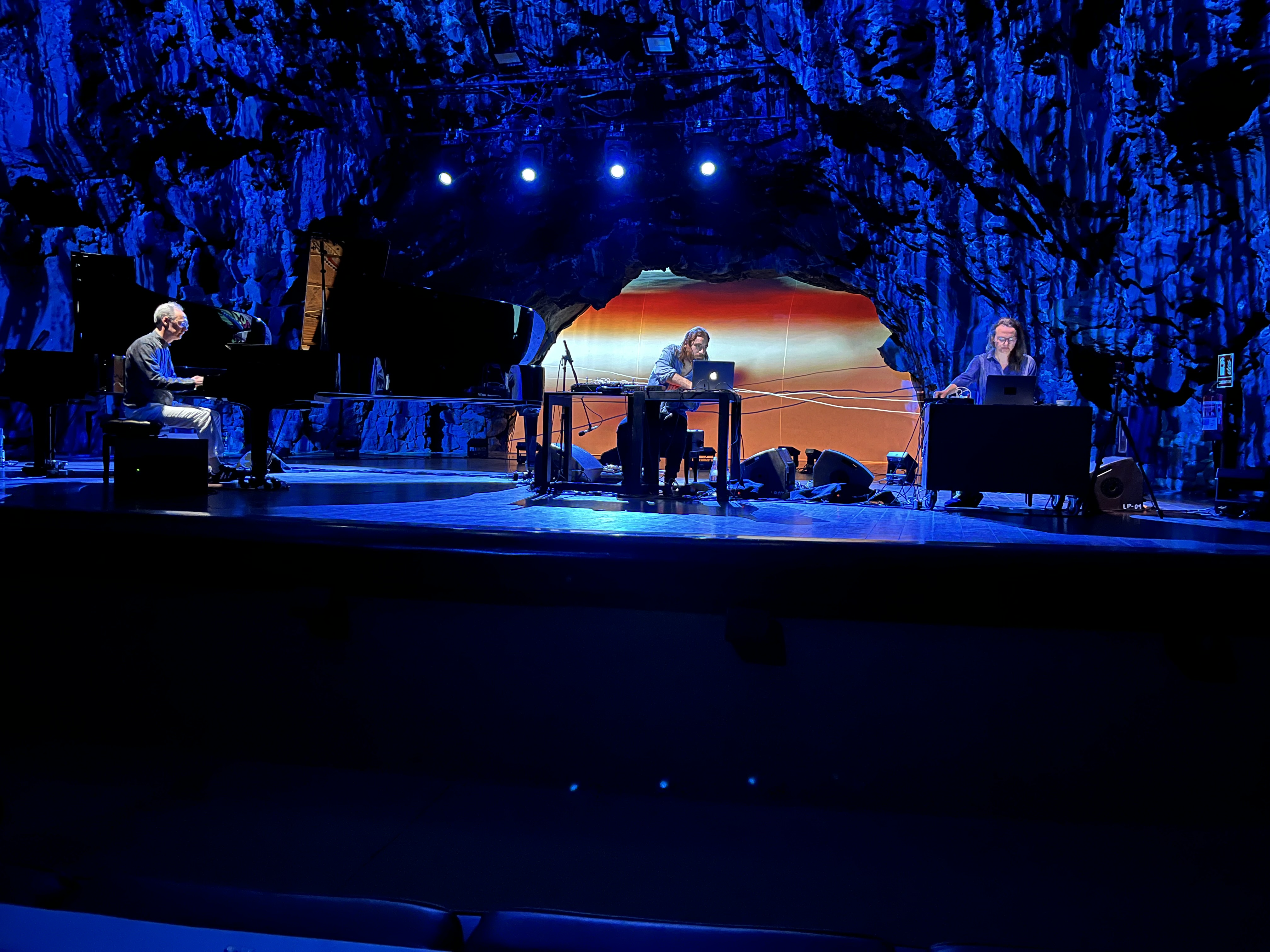 In concert with Christina Vantzou and John Also Bennett in Lanzarotte, Canary Islands