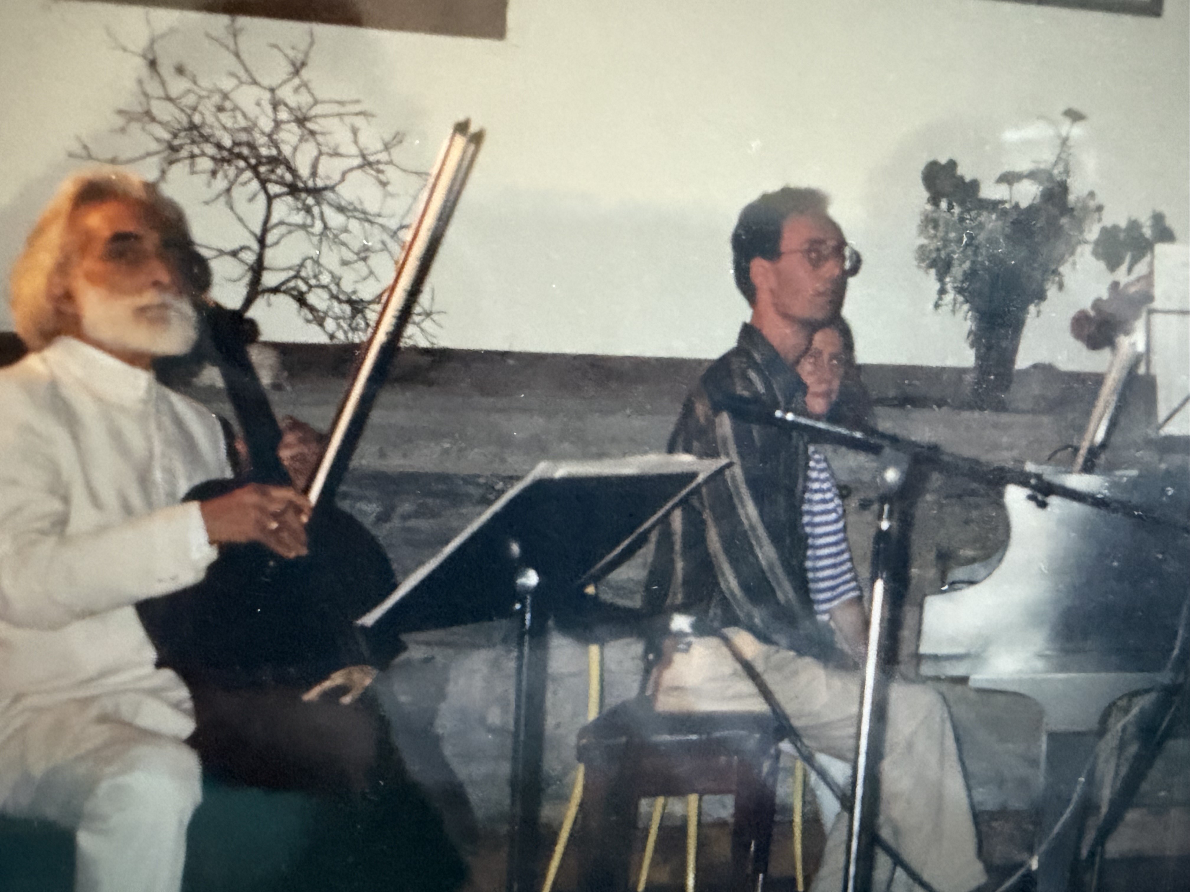in concert with Pir Vilayat Inayat khan
