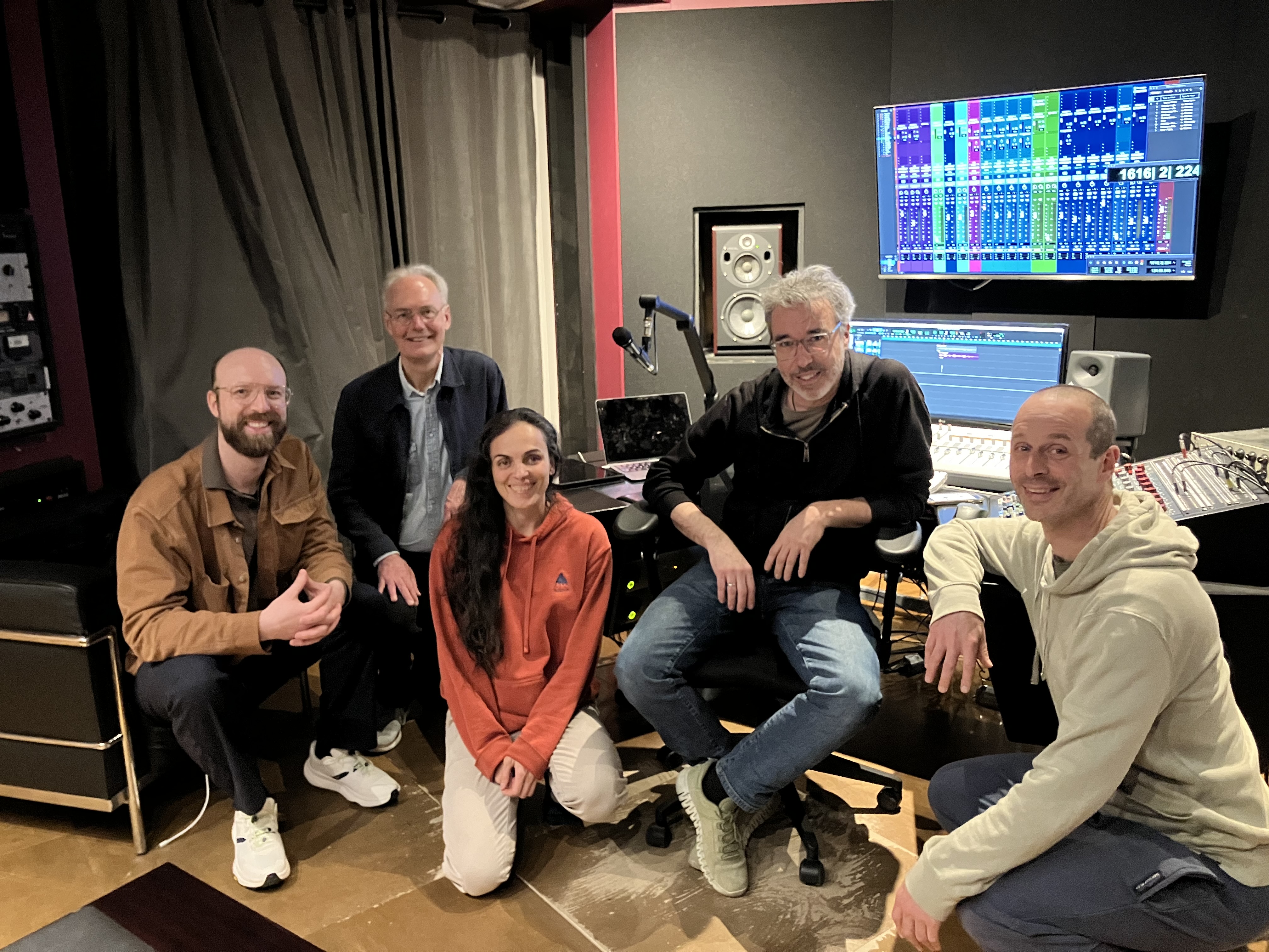 Evening Light: Raga Cycle I — studio recording session, Montreal