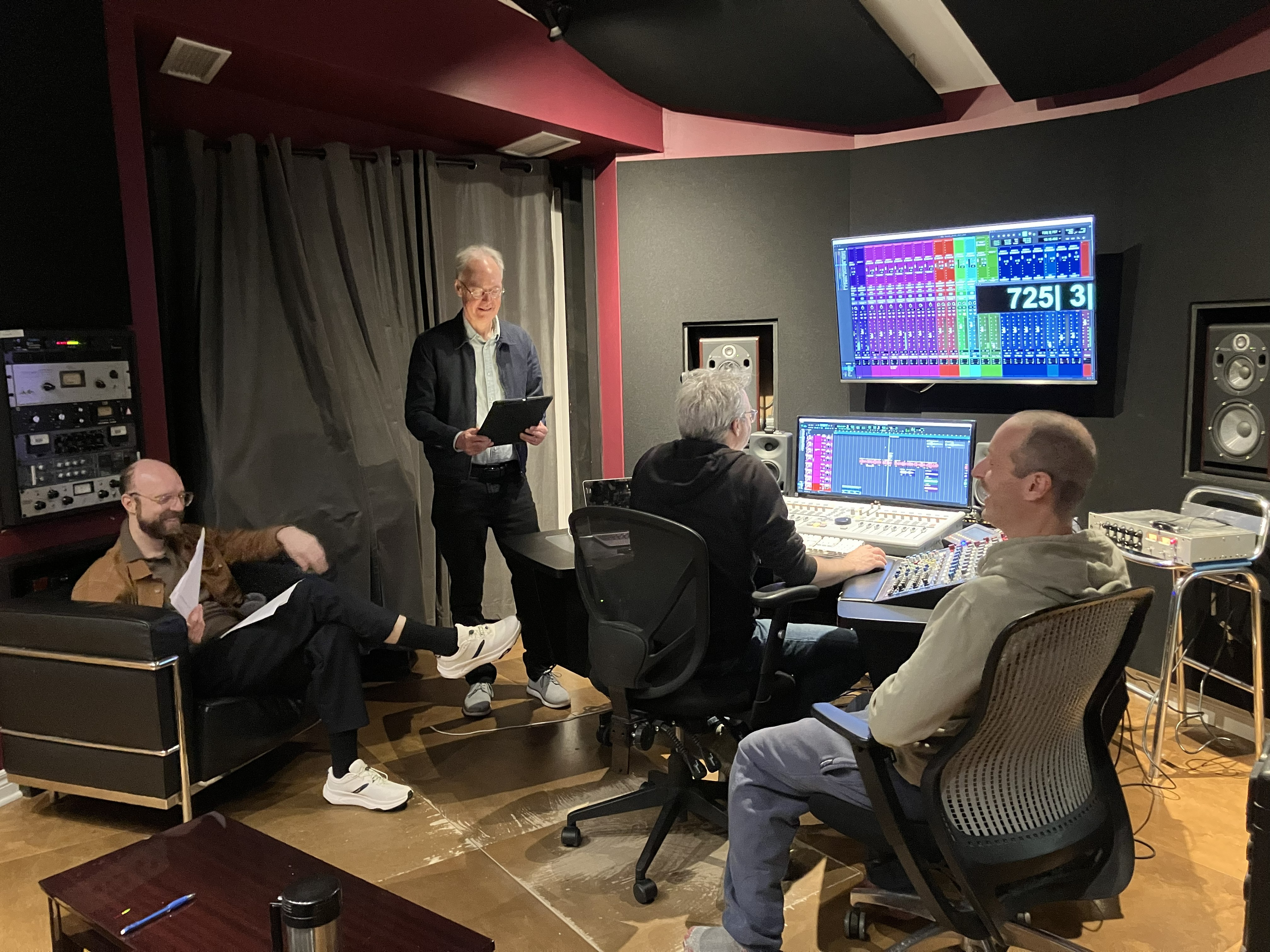 Evening Light: Raga Cycle I — studio recording session, Montreal