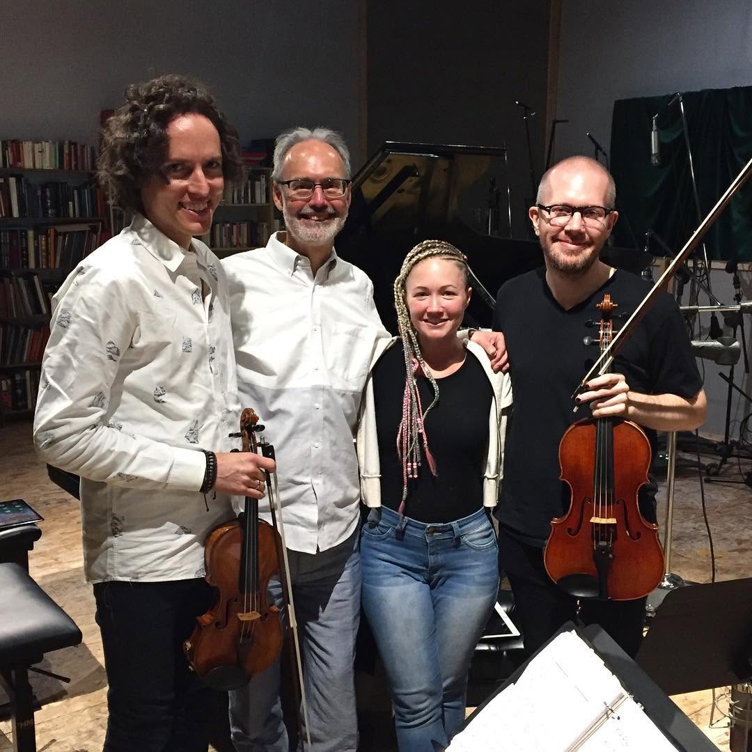 Recording session for Seven Sacred Names