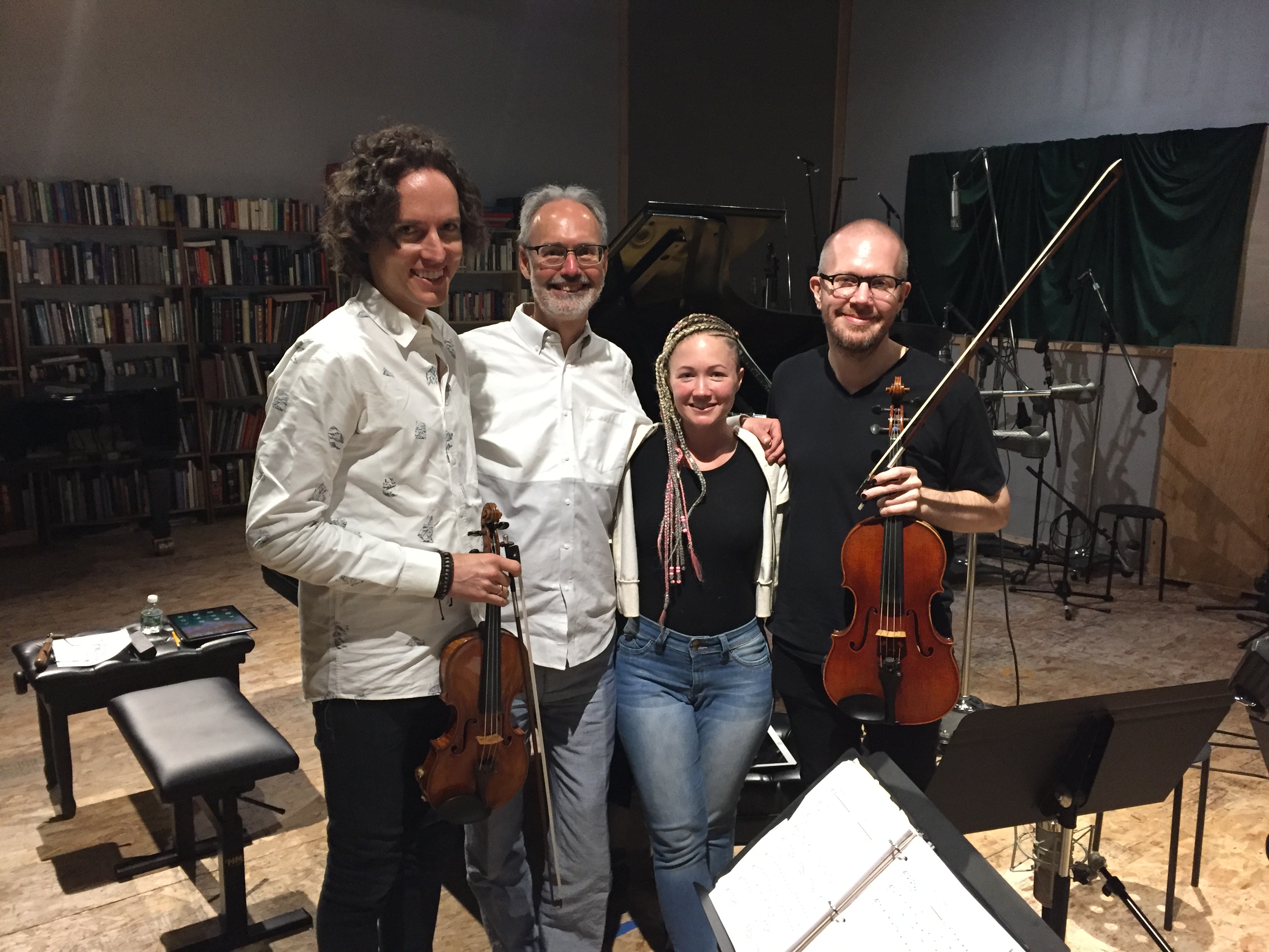 Recording Seven Sacred Names with Tim Fain, Ashley Bathgate, and Caleb Burhans