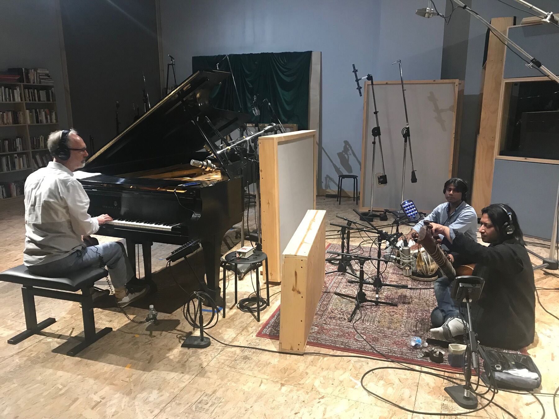 Recording with Shakir Khan and Anirban Chatterjee