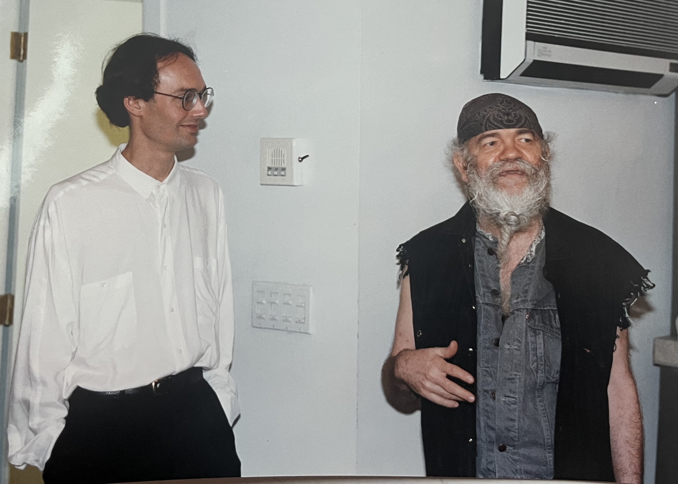 With La Monte Young, Brooklyn, New York