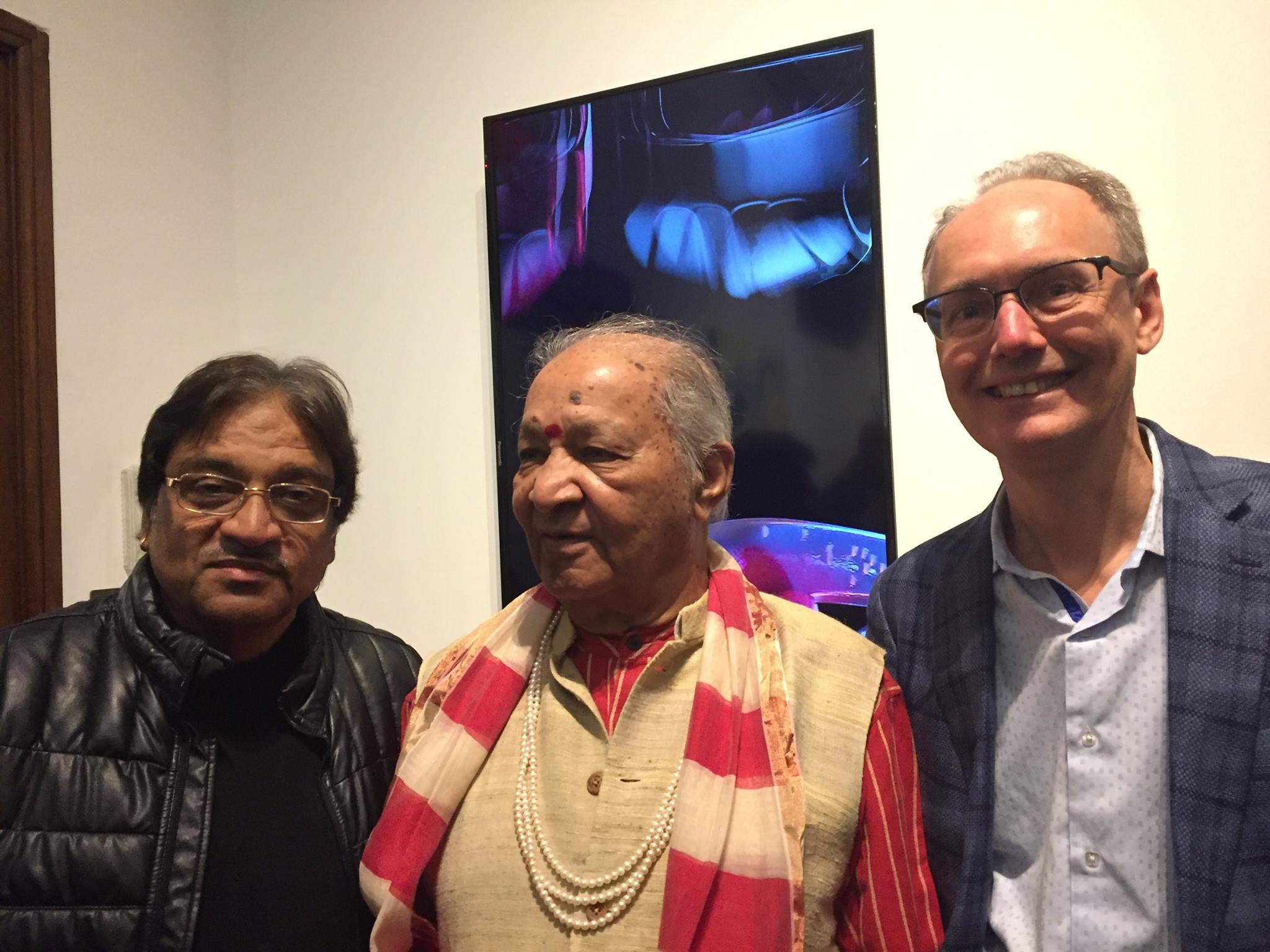 With Pandit Hariprasad Chaurasia and Ustad Mashkoor Ali Khan