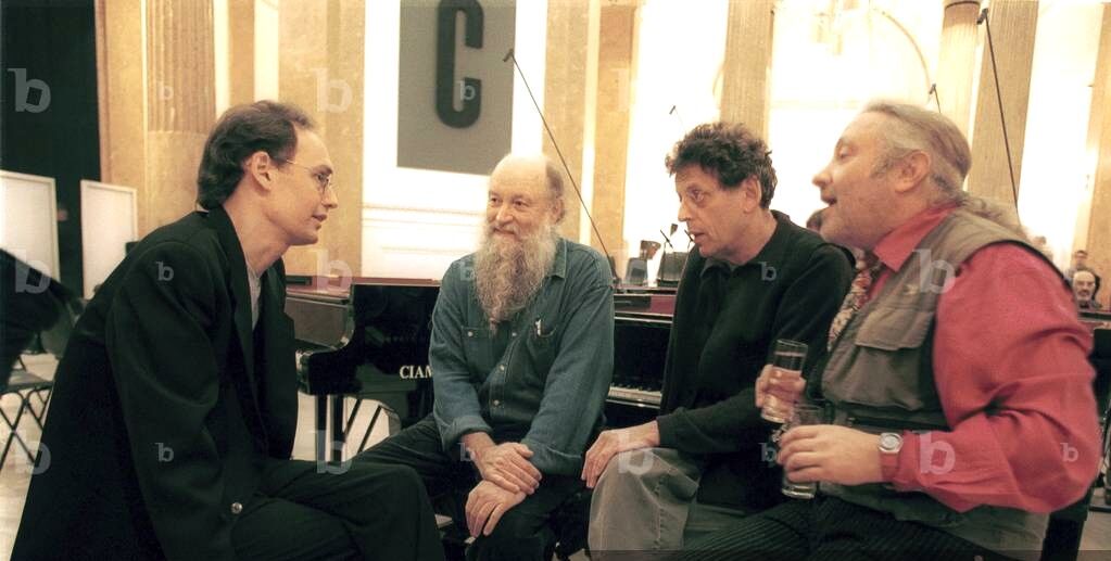 With Terry Riley, Philip Glass, and Charlemagne Palestine